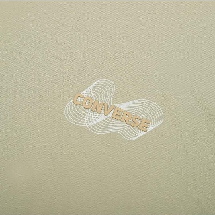 Converse SS25 T Shirt Men's Olive Green 10027734-A03