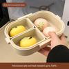 Stackable Bentos Box With Removable Inserts Multi Compartment Food Storage Container For Outdoor Activity