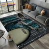 3D Music Instruments Drum Kit Drum Set Carpet Rug for Living Room Bedroom Home Sofa Decoration,Kids Area Rug Non-slip Floor Mat