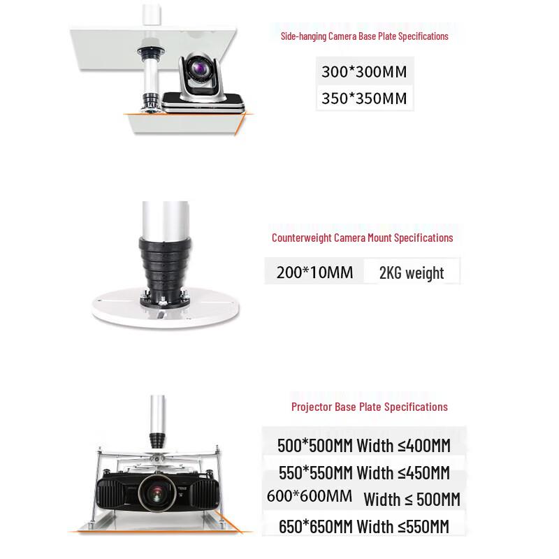 LaiCai Electric Telescopic Ceiling Lift for Cameras & Projectors