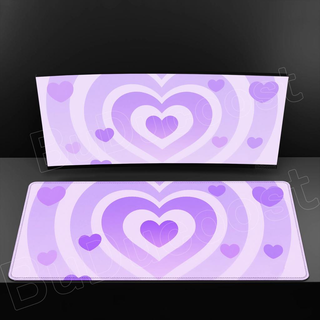 HD Printing Coffee Love Mouse Pad Gamer Keyboard Pad Rubber Gaming Expansion Mousepad Non-Slip Desk Mat Cute Pattern Girl Carpet