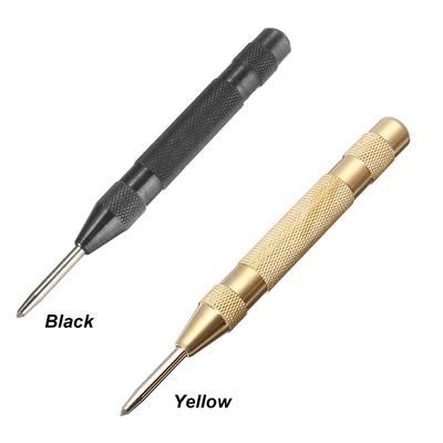 Automatic Center Pin Punch Strike Spring Loaded Marking Starting Holes Tool