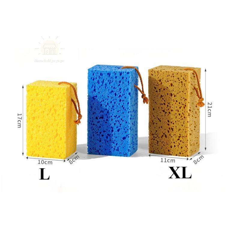 1PC Thickened Wash Car Sponge Foaming Fast Honeycomb Seaweed Sponge Block Automotive Products Stain Removal Sponge 3Color