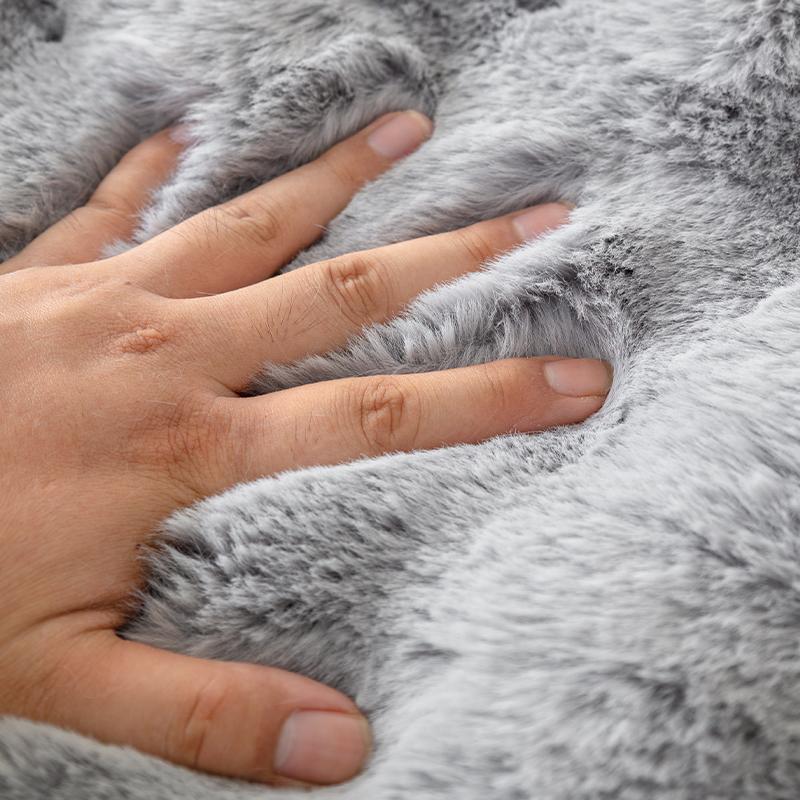 Plush Sofa Cushions for All Seasons, Living Room Bedroom Decoration Sofa Simple Modern Dustproof Sofa Cover