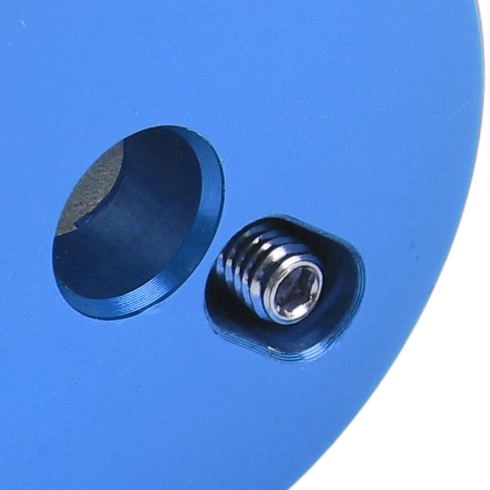 Aluminum Alloy Drum Cymbal Cap Blue Color Percussion Accessory Quick Release Nut Drum Kits