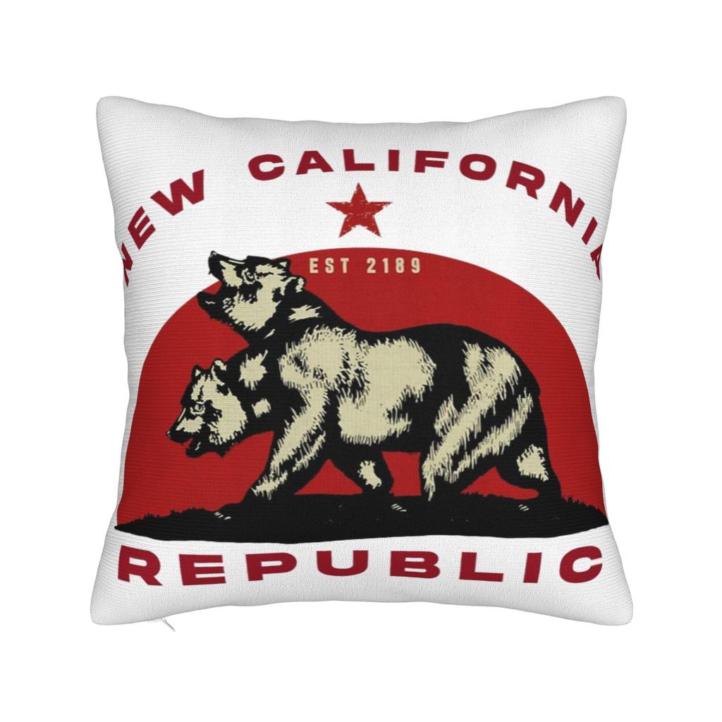 Republic California Pillow Covers Merch Printing Cushion Cover Decorations Throw Pillow Case Cover Home Multi Size