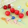 8Pcs/Set Cute Dolphin Fruit Fork Kids Snack Dessert Decoration Forks Toothpick Lunch Salad Decoration Cake Picks