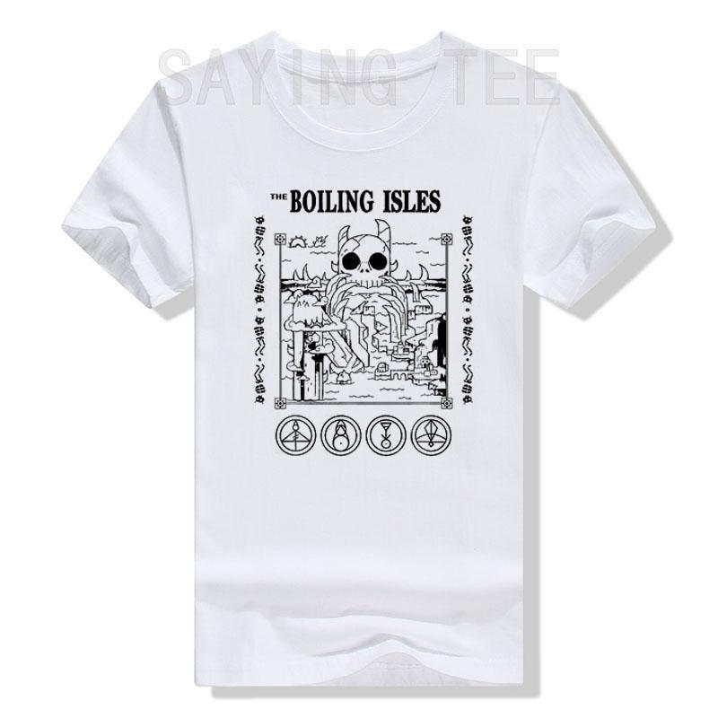 Boiling Isles Owl House Liebe Shirt Weihnachten Trendiges T-Shirt Eulenliebhaber Grafik-T-Shirt Tops Mode Halloween-Kostüm Neuheitsgeschenke