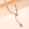 High-End Stainless Steel Snake Necklace - Fashionable and Versatile Clavicle Chain