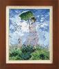 Olympus Embroidery Kit 7215 (Off-White) Art Gallery "Woman with a Parasol" by Monet, 4491g