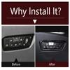 Head Light Lamp Switch Frame Decoration Cover Sticker Trim Carbon Fiber Accessories Interior For BMW 3 Series G20  - 2024