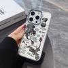 fashion cute dragon Phone Case For iPhone 17 16e 16 15 14 13 12 11 mini Pro Max X XR XSMAX 8 7 Air Plus Transparent Soft Cover
