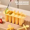 2-in-1 Ice Cube Tray with Lid Easy Push Release Ice Mold for DIY Popsicles Leakproof Freezer Container for Summer Drinks