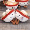 Expression Smile Creative Lamian Noodles Bowl Plush Doll For Decoration Room