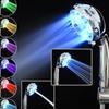 7 Color Changing 22cm Rainfall 3-Ways Sprayer Bathroom