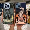 Dark Funny Monster Cat Hard Plastic Phone Case For Iphone 17 Air 16 15 14 13 12 11Pro Max PC TPU Cover