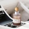 120ml Aromatherapy Essential Oil Diffuser - Niche Cedar Rose Fragrance with Wooden Ball, Car Perfume & Home Air Freshener