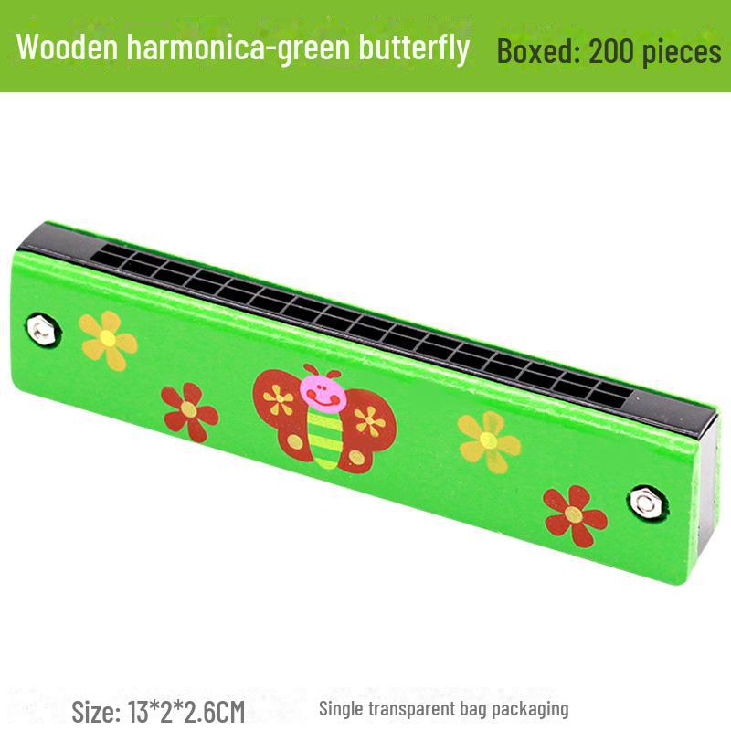 Hochwertige Mundharmonika aus Holzlegierung – das perfekte musikalische Geschenk für Kindergarten- und Grundschüler