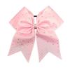 Glänzende Strass-Schwalbenschwanz-Schleifen-Haargummis für Mädchen - Cheerleading-Band-Kopfschmuck