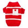 Pet Clothes Autumn and Winter Thickened Simple Pocket Striped Sweater German Cat Hairless Cat Two-legged Cat Clothes