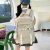 Schoolbag Backpack for Women 1011 New Small Fresh Pain Bag for Primary School Students, Junior High School Students, Going Out In Class, Schoolbag