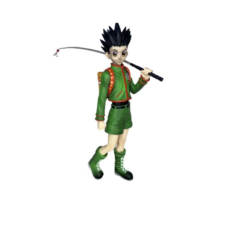 Статуэтка охотника Ци Сяоцзе, анимационная сцена битвы, стоячая статуя, модель, настольная кукла, украшение, подарок