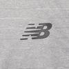 New Balance T Shirts Men's Gray Crew Neck Moderate Straight Fit AMT01012-AG