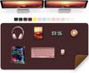 Desk Mat 120x60cm PU Leather Mouse Pad Waterproof Off Mat Brown