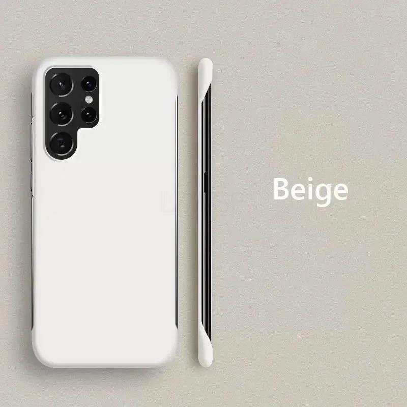 Rahmenlose Dünne Skin Hartschalen-Rückseitenabdeckung Hülle An Für Samsung Galaxy S25 S23 FE S24 Ultra S21 FE S22 Plus 5G Stoßfest Fundas Coque