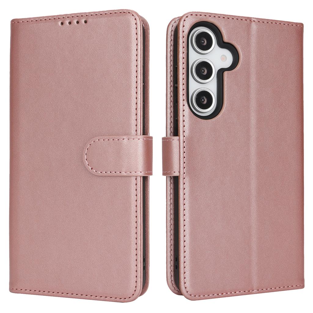 Für Samsung Galaxy A55 5G Ständerhülle Stoßfest Leder Brieftasche Handyhülle