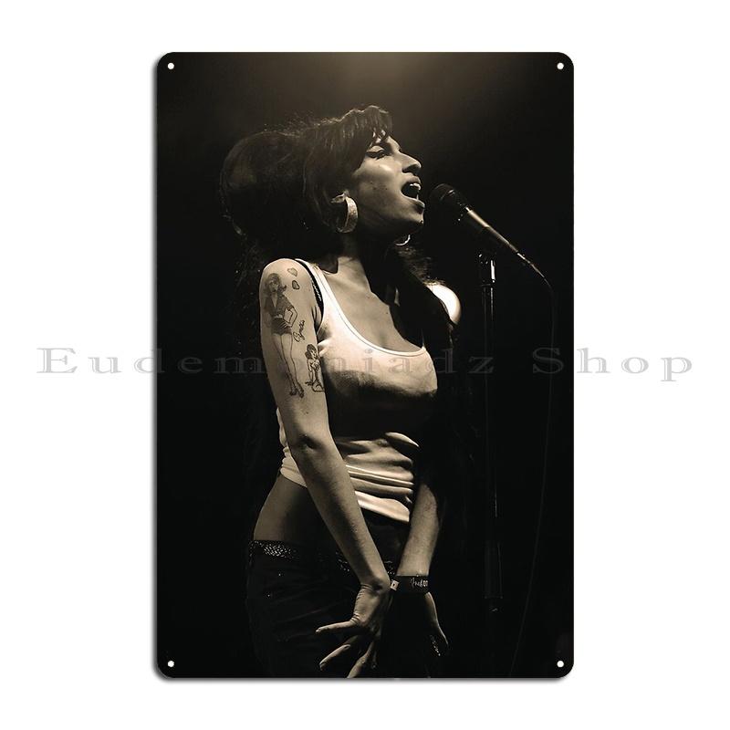 Rehab Amy Winehouse Musik Postkarte Poster Metallschild Kino Küche Wandplakette Kino Retro Blechschild Poster