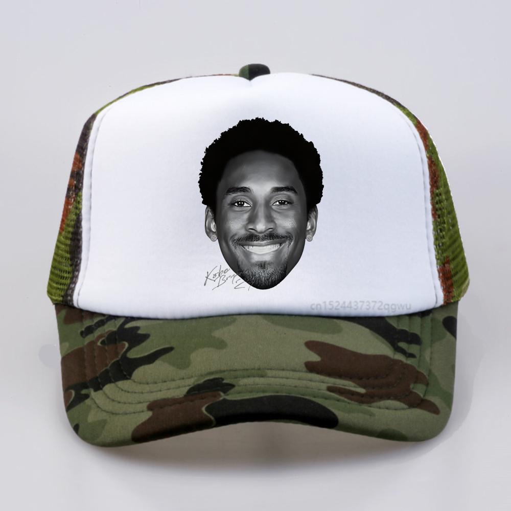 

Summer Streetwear Basketball Kobe Bryant Graphics Print baseball caps Unisex adjustable Outdoor sports hat Mesh breathable hats Adjustable