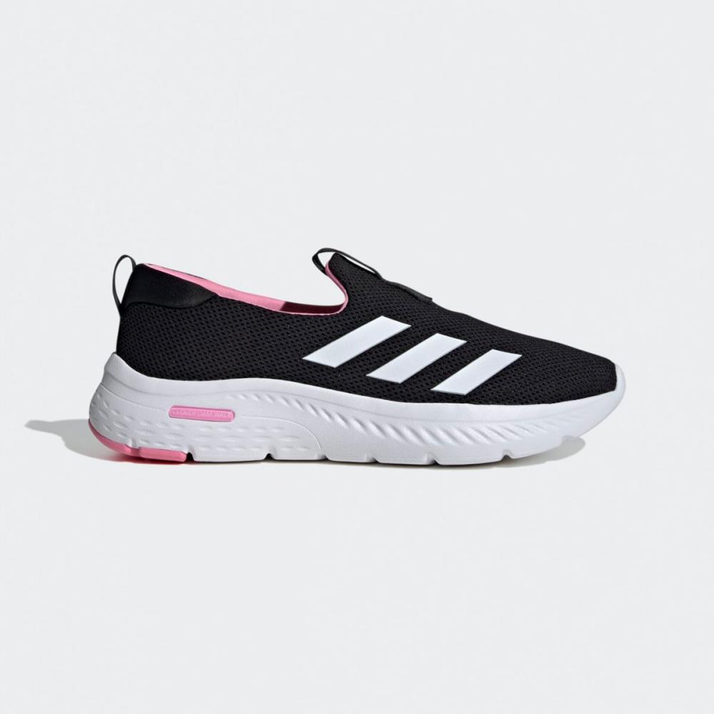 Adidas Cloudfoam Moose Lounger Id6516 Cblack Ftwht Blipnk