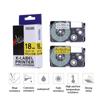 8m X 9mm Label Tape Compatible For Casio Label Maker Kl-780 Kl-60 Kl-170 Kl-120 Kl-820 Cw-l300