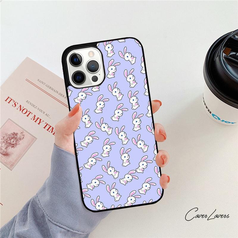 Rabbit Bunny Pattern Phone Case For Apple iPhone 17 Air Pro Max Plus Coque For iPhone 17 Air 14 15 16 13 12 Max Cover