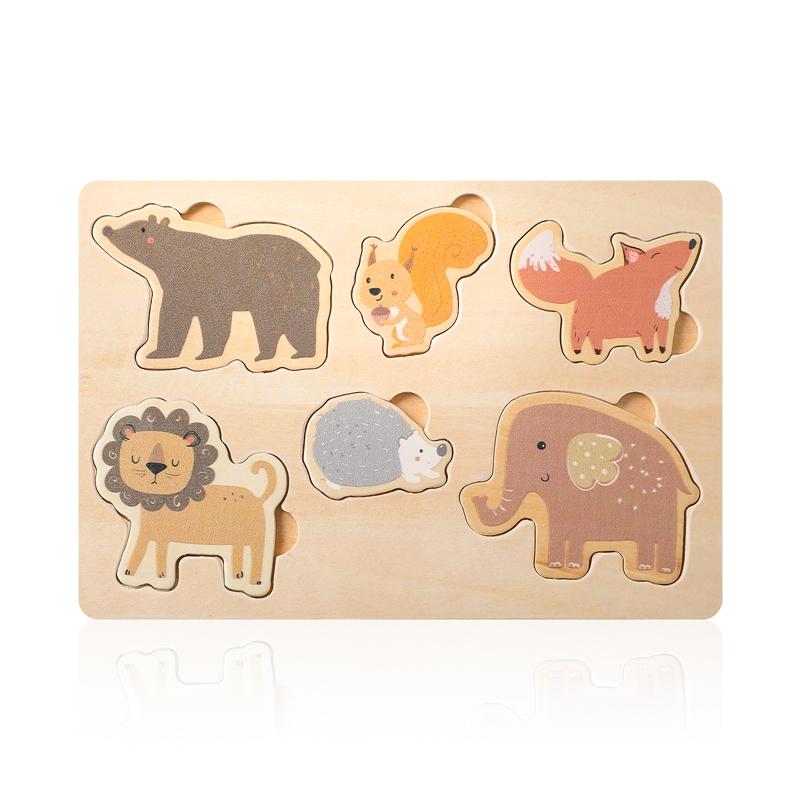 

Baby Wooden Jigsaw Puzzle Toys Cartoon Animal And Vegetable Puzzle Early Educational Toys Kid Animal And Vegetable Cognitive Toy