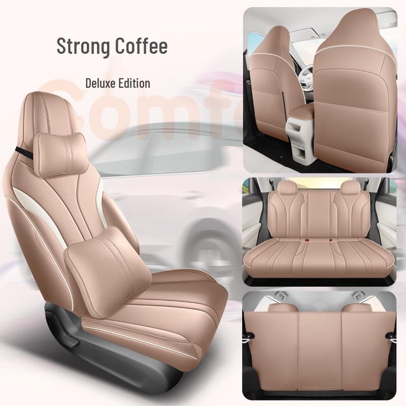 Wuling Bingo S Perforated Leather Wear-Resistant Cute Cartoon Full Coverage Car Seat Cushion