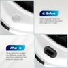 16pcs Car Door Anti-shock Silicone Pad Shock Absorbing Gasket Trunk Sound Insulation Shockproof Thickening Cushion Seal Stickers