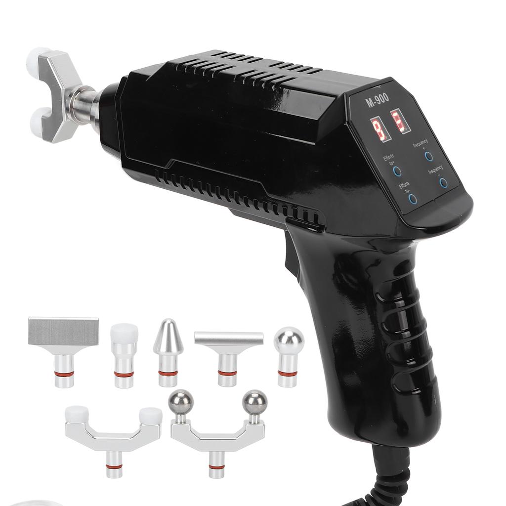 Electric Spine Massage Correction Gun 9 Gears Strength Pain Relief Relax Chiropractic Adjustment