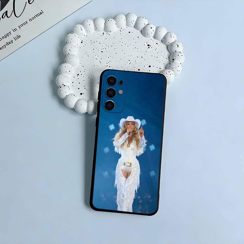

pop diva-B-eyoncé Phone Case For Samsung S25,S24,S21,S22,S23,S30,Ultra,S20,Plus,Fe,Lite,Black Soft Silicone Samsung S21 S305G