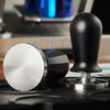 Kalibrierter Espresso-Kaffee-Tamper 30 lb Federbelasteter Elastischer Kaffee-Tamper Aluminium/Holz Edelstahl Kaffeepulver-Hammer