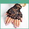 Hochwertige Damen Spitzen-Fingerhandschuhe für Abend- und Brautveranstaltungen