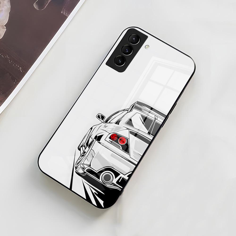 

Японський JDM Дрифт Автомобіль Чохол для Телефону Для Samsung A56 A36 A26 A16 A15 A25 A35 A55 A14 A34 A24 A54 Скляний Чохол Samsung A13 4G
