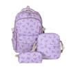 Schoolbag Small Fresh Bow Backpack Junior High School Student College Student Campus School Bag Lightweight Burden Reduction Backpack