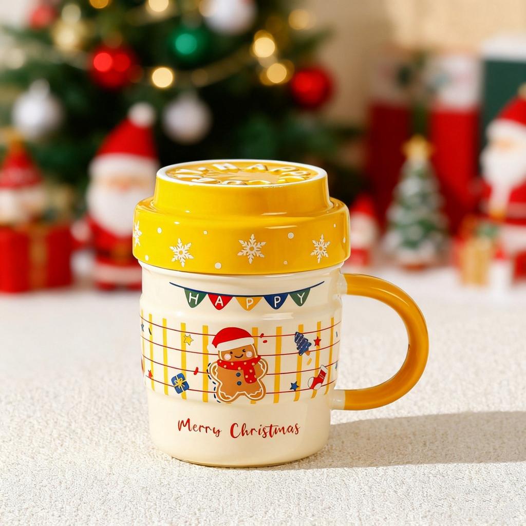 New Christmas Dust Mark Cup Gift Box Set Small Gifts Couple Water Cup Household High Value Gifts