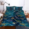 Jungen Bettbezug mit Kinderkissenbezug Dinosaurier Bettdeckenbezug Bettwäschesets Doppelbett Kinder Bettdecke Bettwäschebezug Schlafzimmerset Hohe Qualität