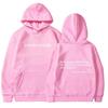 Women's Letter Print Hoodie with Kangaroo Pocket and Drawstring