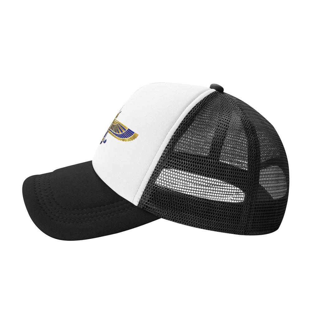 Summer Mesh Sun Hats Iranian Farohar faravahar Fravashi Spring Baseball Cap Stylish Trucker Hat Unisex Unisex Snapback Cap