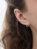 Lucore Silver 925 Twisted Teardrop Stud Earrings