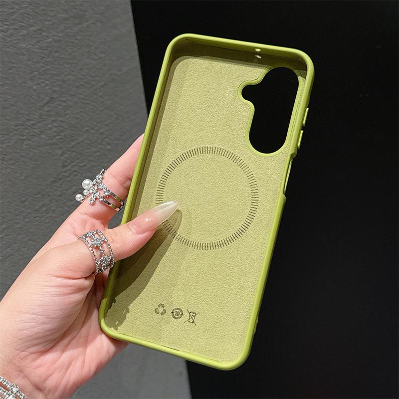 Custodia in Silicone Premium con Assorbimento Magnetico per Samsung A17